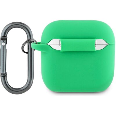 Lacoste LCA4SLON AirPods 4 cover green Silicone Croc Logo (Kopfhörer Hülle), Kopfhörertasche + Schutzhülle, Grün Lacoste LCA4SLON AirPods 4 cover green Silicone Croc Logo (Kopfhörer Hülle), Kopfhörertasche + Schutzhülle, Grün