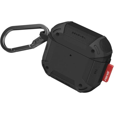 Skinarma Case Mecha CE for AirPods 4 black (Kopfhörer Hülle), Kopfhörertasche + Schutzhülle, Schwarz Skinarma Case Mecha CE for AirPods 4 black (Kopfhörer Hülle), Kopfhörertasche + Schutzhülle, Schwarz