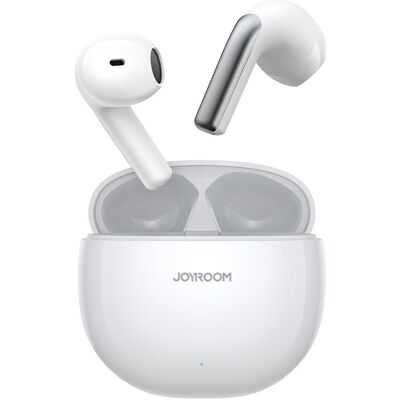 Joyroom Jpods Series JR-PB1 True Wireless Dual-Mic ENC Headphones - White (8 h, Kabellos), Kopfhörer, Weiss Joyroom Jpods Series JR-PB1 True Wireless Dual-Mic ENC Headphones - White (8 h, Kabellos), Kopfhörer, Weiss