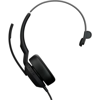 Jabra Evolve2 50 (Kabelgebunden, USB-A, Cisco, Google Meet, Microsoft Teams, Unify, Zoom), Office Headset, Schwarz Jabra Evolve2 50 (Kabelgebunden, USB-A, Cisco, Google Meet, Microsoft Teams, Unify, Zoom), Office Headset, Schwarz