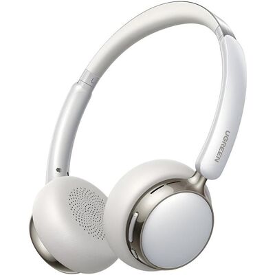 Ugreen Słuchawki Słuchawki nauszne Studio Plus HP207 Bluetooth srebrno-białe (ANC, Kabellos), Kopfhörer, Weiss, Silber Ugreen Słuchawki Słuchawki nauszne Studio Plus HP207 Bluetooth srebrno-białe (ANC, Kabellos), Kopfhörer, Weiss, Silber
