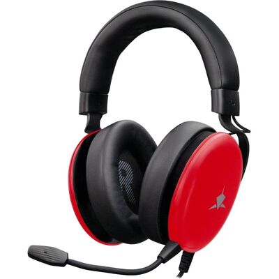 White Shark Wired headphones GH-2540 Elephant Red (Kabelgebunden), Gaming Headset, Rot White Shark Wired headphones GH-2540 Elephant Red (Kabelgebunden), Gaming Headset, Rot