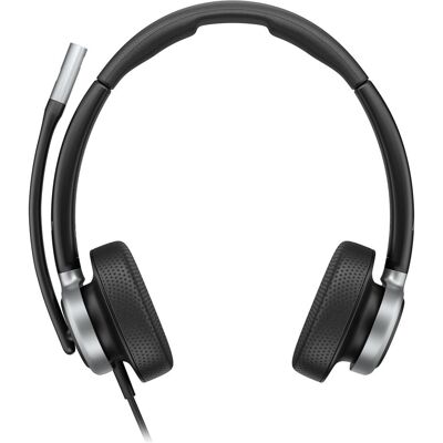 HP Poly Mission 625 (Kabelgebunden, USB-A, USB-C, Google Meet, Microsoft Teams, Zoom), Office Headset, Schwarz HP Poly Mission 625 (Kabelgebunden, USB-A, USB-C, Google Meet, Microsoft Teams, Zoom), Office Headset, Schwarz