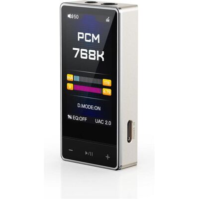 FiiO QX13 (Display, USB-DAC), Kopfhörerverstärker, Gold FiiO QX13 (Display, USB-DAC), Kopfhörerverstärker, Gold