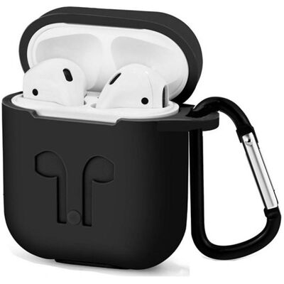 Screenguard Apple Airpods Liquid Silicone Case Hülle (Ladecase Hülle), Kopfhörertasche + Schutzhülle, Schwarz Screenguard Apple Airpods Liquid Silicone Case Hülle (Ladecase Hülle), Kopfhörertasche + Schutzhülle, Schwarz