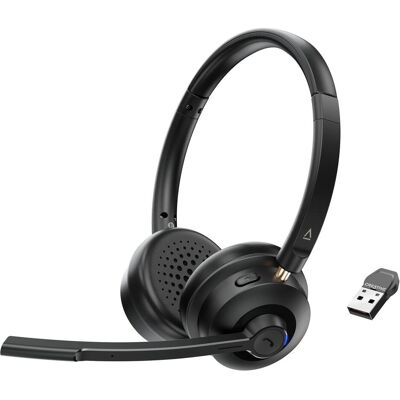 Creative On-Ear-Headset Chat Wireless (Kabelgebunden, Kabellos, USB-C), Office Headset, Schwarz Creative On-Ear-Headset Chat Wireless (Kabelgebunden, Kabellos, USB-C), Office Headset, Schwarz