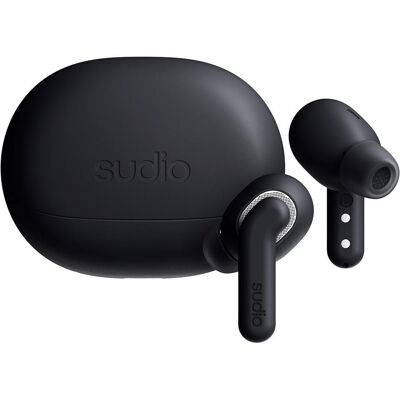 Sudio Noise Cancelling Earbuds (ANC, 30 h, Kabellos), Kopfhörer, Schwarz Sudio Noise Cancelling Earbuds (ANC, 30 h, Kabellos), Kopfhörer, Schwarz