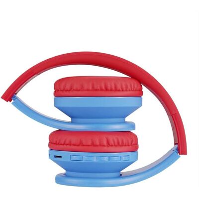 PowerLocus Bluetooth Headphones P1 Blue-Red PowerLocus Bluetooth Headphones P1 Blue-Red
