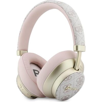 Guess Headphones nauszne Bluetooth ENC 4G Gold Script Metal pink (Kabellos), Kopfhörer, Gold, Pink Guess Headphones nauszne Bluetooth ENC 4G Gold Script Metal pink (Kabellos), Kopfhörer, Gold, Pink