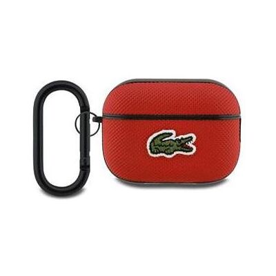Lacoste Petit Pique Croc Logo Patch Case for AirPods Pro 2 Red (Kopfhörer Hülle), Kopfhörertasche + Schutzhülle, Rot Lacoste Petit Pique Croc Logo Patch Case for AirPods Pro 2 Red (Kopfhörer Hülle), Kopfhörertasche + Schutzhülle, Rot
