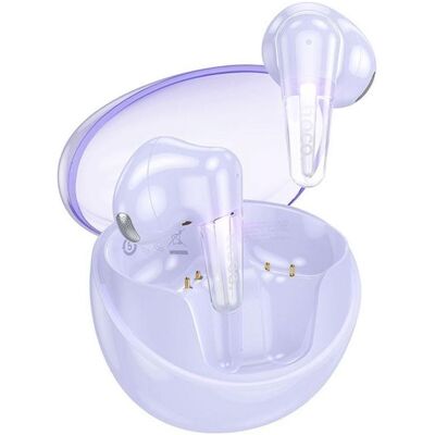 Hoco Wireless headphones wireless earphones bluetooth TWS EW202 purple (6 h, Kabellos), Kopfhörer, Violett Hoco Wireless headphones wireless earphones bluetooth TWS EW202 purple (6 h, Kabellos), Kopfhörer, Violett