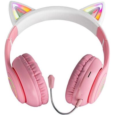 Defender słuchawki Bluetooth FreemotionB505 Led różowy/pink (63505) (21 h, Kabellos), Kopfhörer, Pink Defender słuchawki Bluetooth FreemotionB505 Led różowy/pink (63505) (21 h, Kabellos), Kopfhörer, Pink