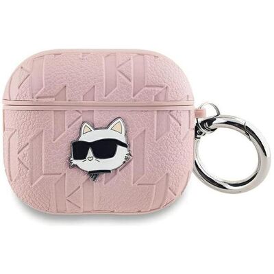Karl Lagerfeld AirPods 3 Hülle - Choupette Waffel Pink Karl Lagerfeld AirPods 3 Hülle - Choupette Waffel Pink