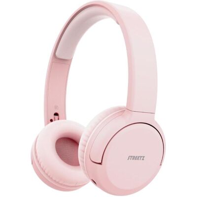 Streetz Bt210 Bluetooth Kopfhörer - Mikrofon - Zusammenklappbar - Rosa Streetz Bt210 Bluetooth Kopfhörer - Mikrofon - Zusammenklappbar - Rosa