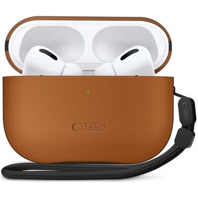 Tech-Protect Naturalfit Apple Airpods Pro 3 Braun (Kopfhörer Hülle), Kopfhörertasche + Schutzhülle, Braun Tech-Protect Naturalfit Apple Airpods Pro 3 Braun (Kopfhörer Hülle), Kopfhörertasche + Schutzhülle, Braun