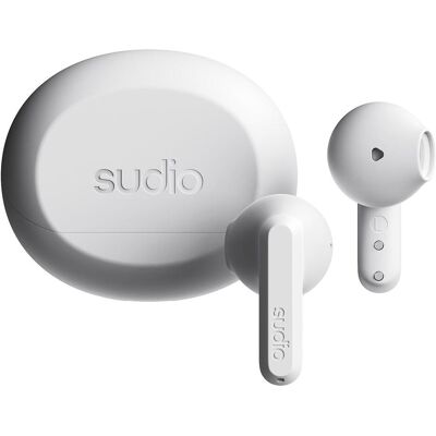 Sudio SUDIO-Kopfhörer A3 Weiss In-Ear True Wireless (25 h, Kabellos), Kopfhörer, Weiss Sudio SUDIO-Kopfhörer A3 Weiss In-Ear True Wireless (25 h, Kabellos), Kopfhörer, Weiss