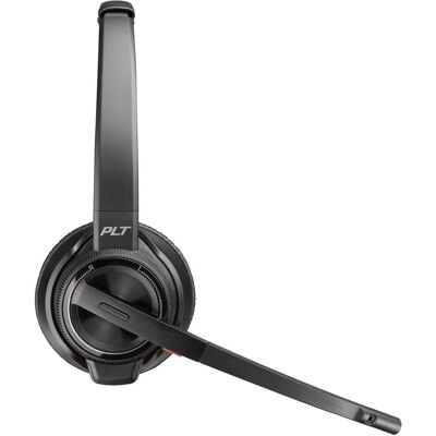 HP Poly Savi 8220 (Kabellos, USB-A), Office Headset, Schwarz HP Poly Savi 8220 (Kabellos, USB-A), Office Headset, Schwarz