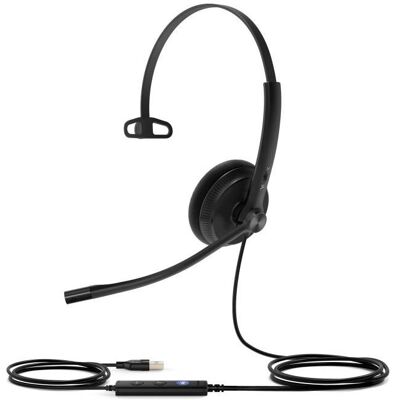 Yealink Uh34 Lite Headset Wired (Kabelgebunden, USB-A, Microsoft Teams), Office Headset, Schwarz Yealink Uh34 Lite Headset Wired (Kabelgebunden, USB-A, Microsoft Teams), Office Headset, Schwarz