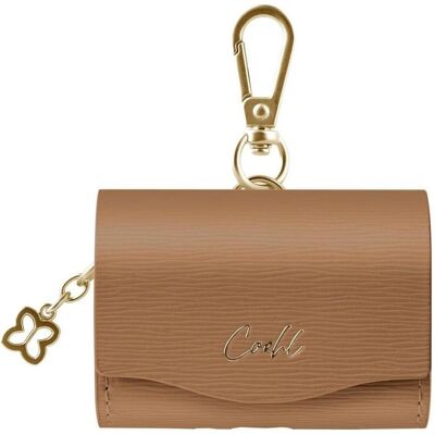 Uniq Case Coehl Mirelle wallet for AirPods Pro brown (Kopfhörer Hülle), Kopfhörertasche + Schutzhülle, Braun Uniq Case Coehl Mirelle wallet for AirPods Pro brown (Kopfhörer Hülle), Kopfhörertasche + Schutzhülle, Braun