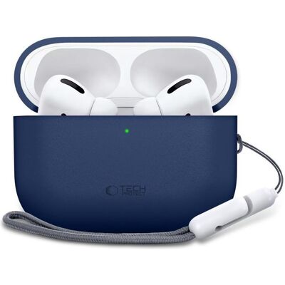 Tech-Protect Silikon Airpods Pro 3 (Ladecase Hülle), Kopfhörertasche + Schutzhülle, Blau Tech-Protect Silikon Airpods Pro 3 (Ladecase Hülle), Kopfhörertasche + Schutzhülle, Blau