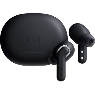 Sudio E4 Pro Black (6 h, Kabellos), Kopfhörer, Schwarz Sudio E4 Pro Black (6 h, Kabellos), Kopfhörer, Schwarz