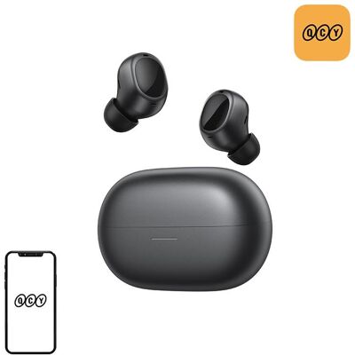 QCY Melobuds A30 kabellose Ohrhörer (schwarz) (ANC, 50 h, Kabellos), Kopfhörer, Schwarz QCY Melobuds A30 kabellose Ohrhörer (schwarz) (ANC, 50 h, Kabellos), Kopfhörer, Schwarz