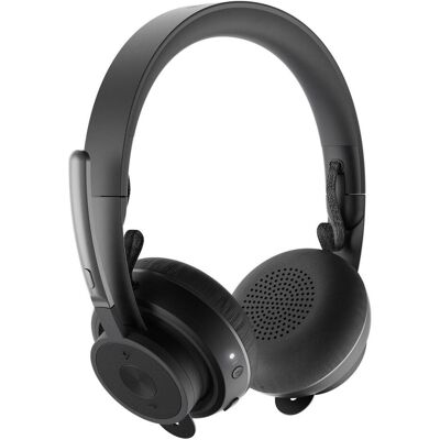 Logitech Headset Zone Wireless Plus UC Bluetooth (Kabellos, USB-A, Microsoft Teams), Office Headset, Schwarz Logitech Headset Zone Wireless Plus UC Bluetooth (Kabellos, USB-A, Microsoft Teams), Office Headset, Schwarz