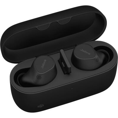 Jabra Evolve2 (Kabellos, USB-A, Microsoft Teams), Office Headset, Schwarz Jabra Evolve2 (Kabellos, USB-A, Microsoft Teams), Office Headset, Schwarz