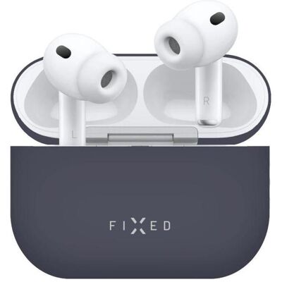 Fixed Ultradünne Silikonhülle für Apple Airpods Pro 3, blau (Kopfhörer Hülle), Kopfhörertasche + Schutzhülle, Blau Fixed Ultradünne Silikonhülle für Apple Airpods Pro 3, blau (Kopfhörer Hülle), Kopfhörertasche + Schutzhülle, Blau