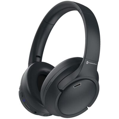 Forcell Wired headphones F-AUDIO Vibe ANC wireless headphones bluetooth ANC + TUYA APP black (20 h, Kabelgebunden, Kabellos), Kopfhörer, Schwarz Forcell Wired headphones F-AUDIO Vibe ANC wireless headphones bluetooth ANC + TUYA APP black (20 h, Kabelgebunden, Kabellos), Kopfhörer, Schwarz