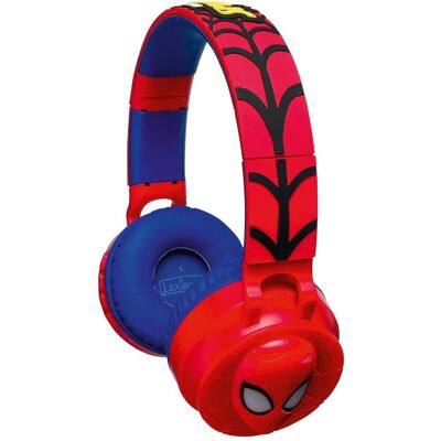 Lexibook - 3D Spider-Man On-Ear Bluetooth and Wired foldable Headphones (HPBT015SP) Lexibook - 3D Spider-Man On-Ear Bluetooth and Wired foldable Headphones (HPBT015SP)