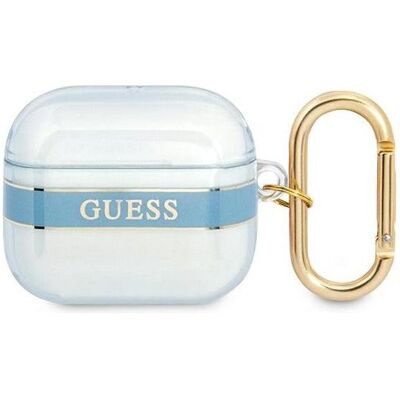 Guess AirPods 3 Hülle - Blaue Schutzhülle mit Guess-Logo Guess AirPods 3 Hülle - Blaue Schutzhülle mit Guess-Logo