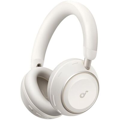 soundcore bis zu 70h Wiedergabezeit, 4-Phasen Geräuschreduzierung, Hi-Res Audio Space 2 White (ANC, 70 h, Kabelgebunden, Kabellos), Kopfhörer, Weiss soundcore bis zu 70h Wiedergabezeit, 4-Phasen Geräuschreduzierung, Hi-Res Audio Space 2 White (ANC, 70 h, Kabelgebunden, Kabellos), Kopfhörer, Weiss