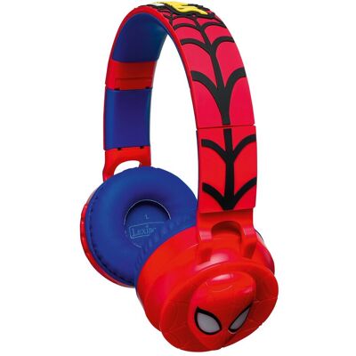 Lexibook - 3D Spider-Man On-Ear Bluetooth and Wired foldable Headphones (HPBT015SP) Lexibook - 3D Spider-Man On-Ear Bluetooth and Wired foldable Headphones (HPBT015SP)