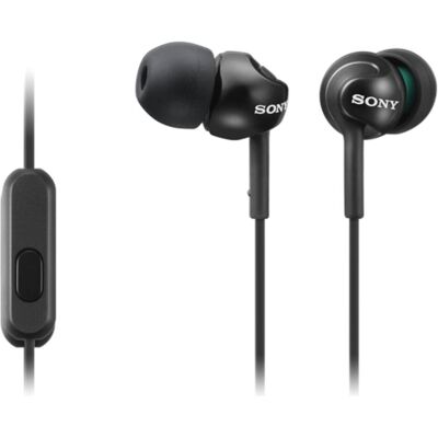 Sony Mdr-Ex110ap (Kabelgebunden), Kopfhörer, Schwarz Sony Mdr-Ex110ap (Kabelgebunden), Kopfhörer, Schwarz