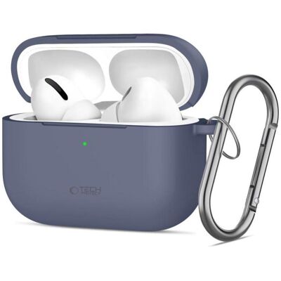 Tech-Protect Silikon-Halterung Apple Airpods Pro 3 Babyblau (Kopfhörer Hülle), Kopfhörertasche + Schutzhülle, Blau Tech-Protect Silikon-Halterung Apple Airpods Pro 3 Babyblau (Kopfhörer Hülle), Kopfhörertasche + Schutzhülle, Blau