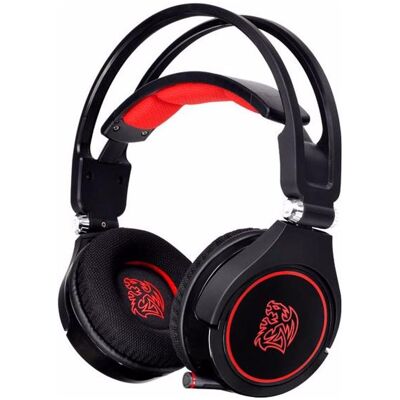 Tt eSPORTS Cronos AD (Kabelgebunden), Gaming Headset, Schwarz, Rot Tt eSPORTS Cronos AD (Kabelgebunden), Gaming Headset, Schwarz, Rot