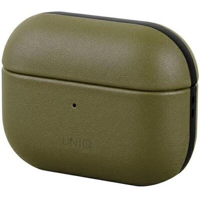 Uniq Oliv Leder AirPods Pro Hülle - Kopfhörerhülle Uniq Oliv Leder AirPods Pro Hülle - Kopfhörerhülle