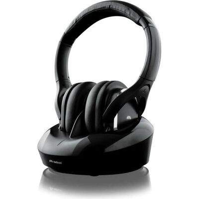 Meliconi HP Serie Digital Plus Kabelloses Headset (ANC, 8 h, Kabellos), Kopfhörer, Schwarz Meliconi HP Serie Digital Plus Kabelloses Headset (ANC, 8 h, Kabellos), Kopfhörer, Schwarz