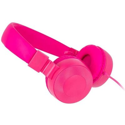 Setty Kabelgebundene Kopfhörer in Rosa (Keine Geräuschunterdrückung, Kabelgebunden), Kopfhörer, Rosa, Pink Setty Kabelgebundene Kopfhörer in Rosa (Keine Geräuschunterdrückung, Kabelgebunden), Kopfhörer, Rosa, Pink