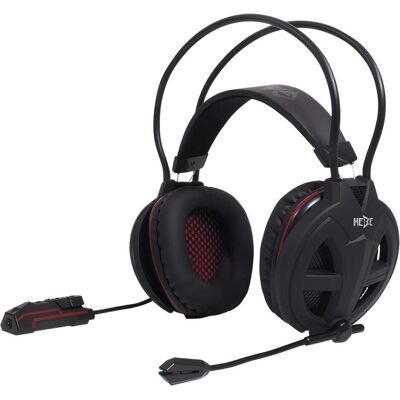 Gamdias Hebe V2 Rot (GHS3300) (Kabelgebunden), Gaming Headset, Schwarz, Rot Gamdias Hebe V2 Rot (GHS3300) (Kabelgebunden), Gaming Headset, Schwarz, Rot