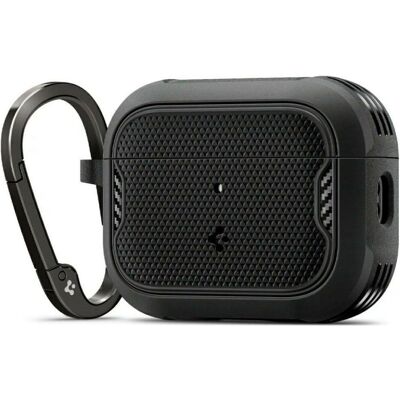 Spigen - Core Armor - Apple AirPods Pro 3 - Matte Black (Kopfhörer Hülle), Kopfhörertasche + Schutzhülle, Schwarz Spigen - Core Armor - Apple AirPods Pro 3 - Matte Black (Kopfhörer Hülle), Kopfhörertasche + Schutzhülle, Schwarz