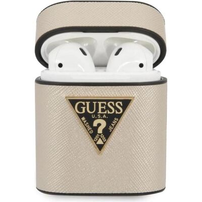 Guess Case (Kopfhörer Hülle), Kopfhörertasche + Schutzhülle, Beige Guess Case (Kopfhörer Hülle), Kopfhörertasche + Schutzhülle, Beige