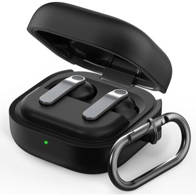 Screenguard Samsung Galaxy Buds4 Pro Liquid Silicone Case Hülle mit Karabiner (Kopfhörer Hülle), Kopfhörertasche + Schutzhülle, Schwarz Screenguard Samsung Galaxy Buds4 Pro Liquid Silicone Case Hülle mit Karabiner (Kopfhörer Hülle), Kopfhörertasche + Schutzhülle, Schwarz