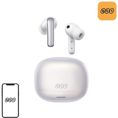 QCY Melobuds N65 kabellose Ohrhörer (Weiss) (50 h, Kabellos), Kopfhörer, Weiss QCY Melobuds N65 kabellose Ohrhörer (Weiss) (50 h, Kabellos), Kopfhörer, Weiss