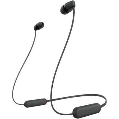 Sony WI-C100 (Keine Geräuschunterdrückung, 25 h, Kabellos), Kopfhörer, Schwarz Sony WI-C100 (Keine Geräuschunterdrückung, 25 h, Kabellos), Kopfhörer, Schwarz