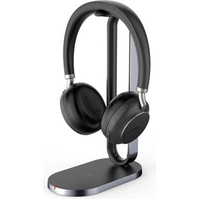 Yealink Bh76uc W Chrgstand Black USB-A (Kabellos, USB-A), Office Headset, Schwarz Yealink Bh76uc W Chrgstand Black USB-A (Kabellos, USB-A), Office Headset, Schwarz