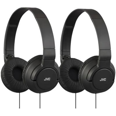 JVC HA-S180 Black Duopack (Keine Geräuschunterdrückung, Kabelgebunden), Kopfhörer, Schwarz JVC HA-S180 Black Duopack (Keine Geräuschunterdrückung, Kabelgebunden), Kopfhörer, Schwarz