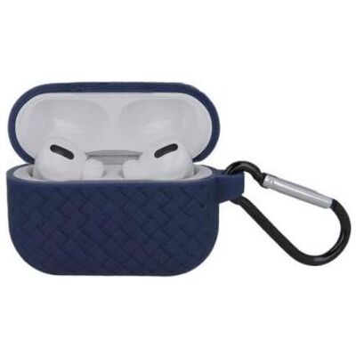 OEM Flechttasche für Airpods / Airpods 2 navy blau (Kopfhörer Tasche), Kopfhörertasche + Schutzhülle, Blau OEM Flechttasche für Airpods / Airpods 2 navy blau (Kopfhörer Tasche), Kopfhörertasche + Schutzhülle, Blau
