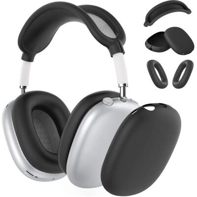 Screenguard Liquid Silicone Case 3-in-1 Set (Apple AirPods Max), Kopfhörer Ersatzteile, Schwarz Screenguard Liquid Silicone Case 3-in-1 Set (Apple AirPods Max), Kopfhörer Ersatzteile, Schwarz